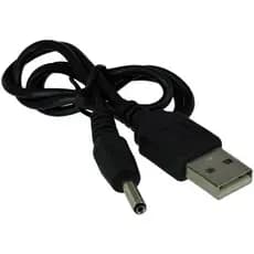 Cabo Usb Alimentação Energia Dc 3,5mm Usb Caixa Som.hub usb