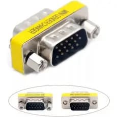 Adaptador Emenda VGA Macho x Macho - Extensor VGA