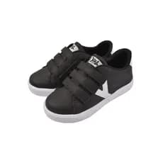 Tênis Infantil Menina Menino com Velcro Sapato Feminino Masculino Cano Baixo Casual