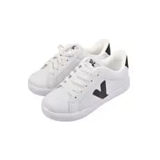 Tênis Infantil Menina Menino com Cadarço Sapato Feminino Masculino Cano Baixo Casual