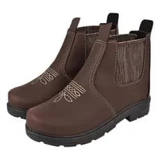 Bota Jeca Infantil Botina Country Menino Menina Leve Confortavel Macia