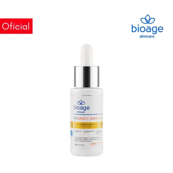 Bioage Sérum Facial Intensivo de Vitamina C à 30% Clareador e Uniformizador - Bio-C Nano Sérum 30%