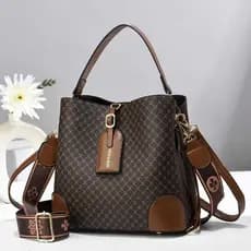 Bolsa Feminina Saco Transversal E Mão Estampada Moderna Luxo 5889/6058
