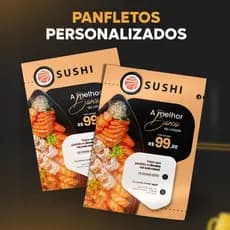 250 Panfletos Frente e Verso 1 Dia Produção Coloridos Folheto Flyer Panfleto Personalizado 20x14cm