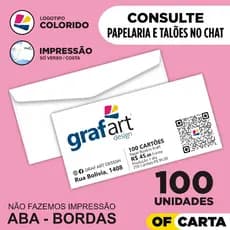 Envelopes Ofício Personalizados com sua Logomarca