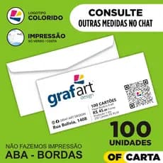 Envelopes Carta Ofício Personalizados com sua Logomarca para Folhas A4 Dobrada