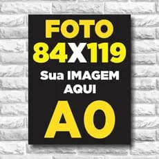 Impressão Pôster Cartaz A0 - 119x84cm - Suas Artes Papel Fotográfico Fotos e Imagens para Quadros