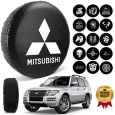 Capa Estepe Mitsubishi Pajero Step Para Pneu Aro 14/15/16 Courvin