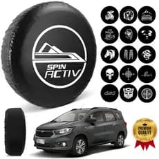 Capa Estepe Gm Spin Activ Step Para Pneu Aro 14/15/16 Courvin