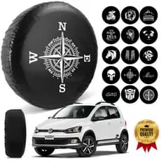 Capa Estepe Ecosport Aro 14 15 16 Courvin Impermeável Protetora Pneu Traseiro