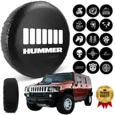 Capa Estepe Hummer Step Para Pneu Aro 14/15/16 Courvin