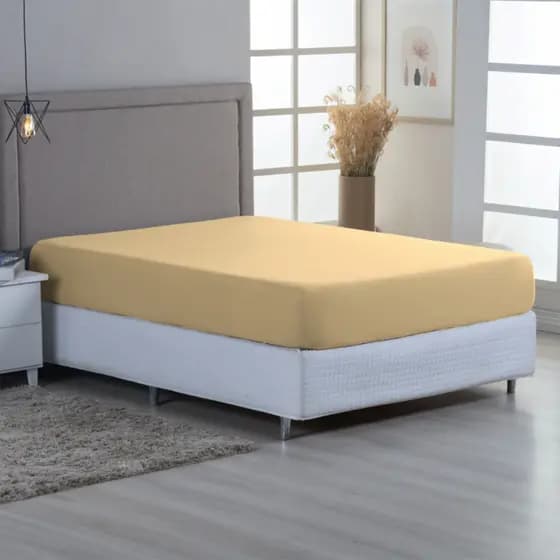 Lençol Avulso Casal Padrão 1,88x1,38 Malha Penteada 100% Algodão com Elástico Várias cores