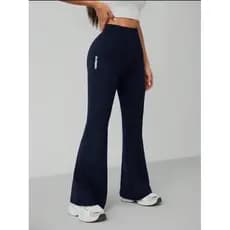 Calça Legging Flare Grossa Zero Transparência Los Angeles Moda 2025