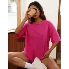 Kit Shorts Legging e Camiseta Lisa 100% algodão Street Feminina Oversized