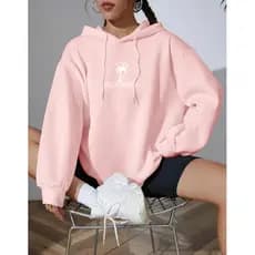 Moletom Feminino com Capuz Peluciado Quentinho Moda Unissex 2025