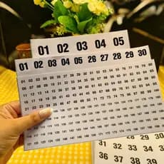Etiquetas Bolinha Numeradas Ideal p/ Organização Bolinhas Numeradas Autoadesivas