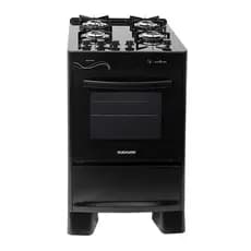 FOGÃO SUGGAR NEO GLASS 4 QUEIMADORES PRETO BIVOLT FGVNG410PT