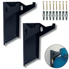 Dois Suportes Para Botijão De Gás Fixação De Parede Aço Reforçado Design Minimalista