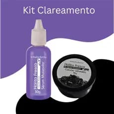 Kit Carvão Ativado + Gel Matizador Branqueador Dental Hálito Fresco