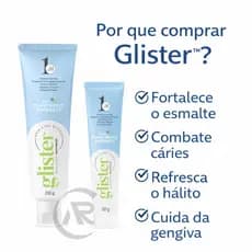 Glister Creme Dental 200gr + Creme Dental 50gr Hálito Fresco