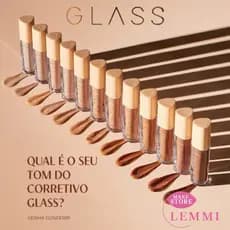 Corretivo Líquido Textura Leve Com Acabamento Aveludado GLASS BY RUBY ROSE
