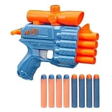 Nerf Elite 2.0 Prospect QS-4 F4191 – Lançador de Dardos Hasbro Original + 8 Dardos