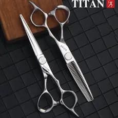 Titan 5,5 6 6,5 7,0inch Cortar Bem O Cabelo Vestir Tesoura Profissional De Barbeiro Para