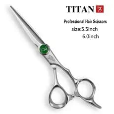 Tesoura De Cabeleireiro Titan De 6 Polegadas Profissional Corte Fino