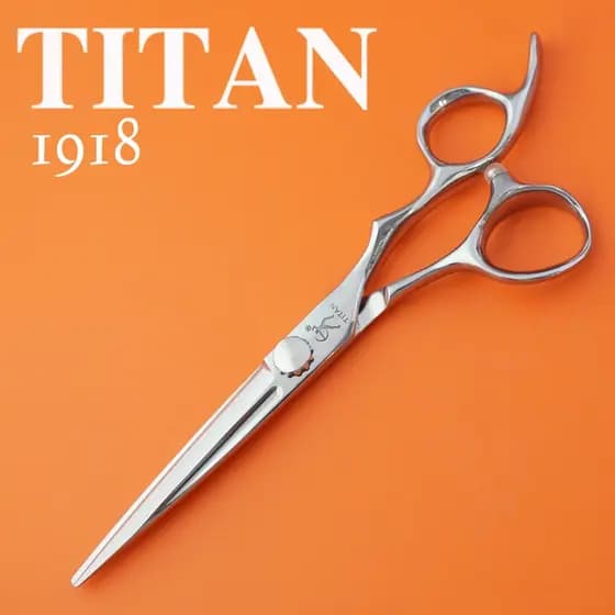 Tesoura De Cabelo TITAN Para Cortar , Corte De Cabeleireiro , Aço Japão vg10 , Afiada Feita À Mão