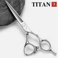 TITAN Tesoura De Cabeleireiro Profissional Barbeiro Ferramenta De Corte De Cabelo vg10 Aço 5.75 Polegadas Ferramentas Sa