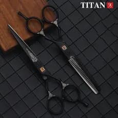 Tesoura De Cabelo TITAN Desbaste Para Corte De 6 Polegadas