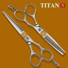 TITAN Professional Hairdressing Scissors Hair Cutting Scissors  Thinning Scissors Japan 440C