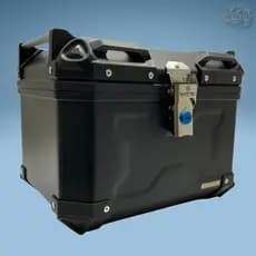 Bauleto Bau Traseiro Moto Bike 37L Plástico Abs Com encosto