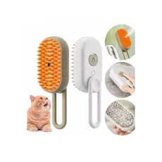 3 Em 1 Vapor Elétrico Gato Escova Anti Respingos Recarregável Aliciamento Pente Massagem Ferramenta De Remoção De Pêlos