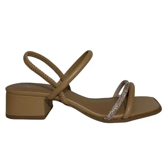 Sandália Feminina Salto Bloco Baixo Cival Shoes