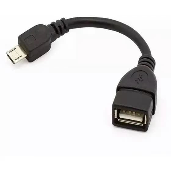 Cabo adaptador otg v8 micro usb pen drive tablet smartphone