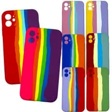Capinha Capa para Iphone 11 Case Multicolorida Mix de Cores Vibrantes com Efeito Degrade para Apple IOS