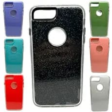 Capa Capinha Iphone 7 e 8 Plus CGIP78P Case Protetora para Iphone com Glitter Segura Fashion