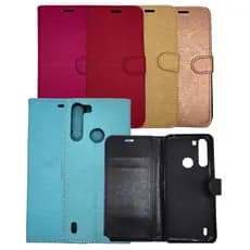 Capinha Case Celular CCMOFC Capa Carteira p/ Motorola One Fusion Cores Variadas Protetora e Segura