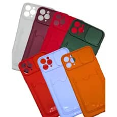 Capinha Case Iphone 11 Pro Max CPCIP11PM Capa com Porta Cartão para Iphone Diversas Cores Protetora