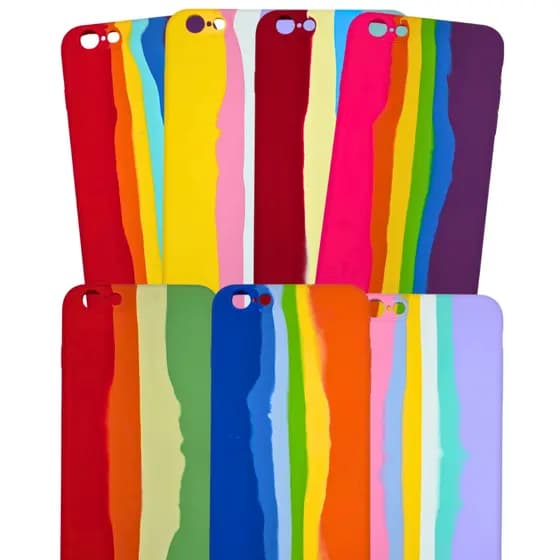 Case Capa CSIP6PMC Capinha de Celular Para Apple Iphone 6s Plus Segura Multicores Resistente