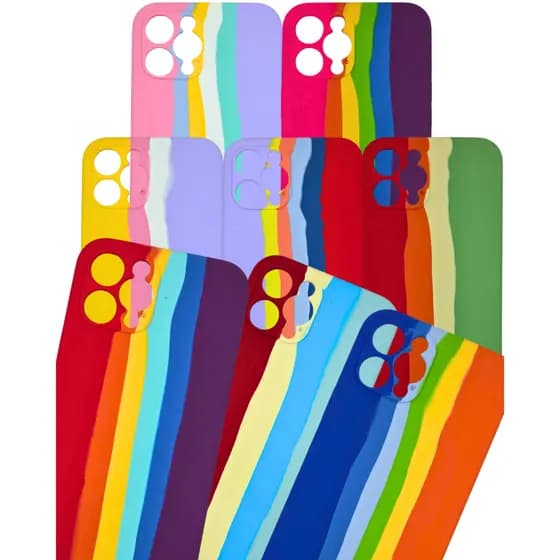 Case Capinha Celular CSIP12PMMC Capa para Apple Iphone 12 Pro Max Multicores Segura Estilosa