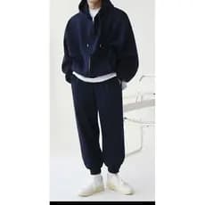 Conjunto Moletom Masculino Roupas com zíperes