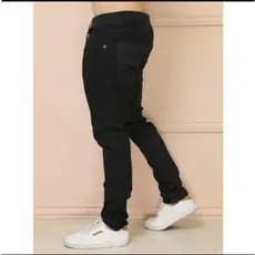 calça jeans masculino preta com elastano