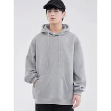 Blusa Moletom Liso Sem Estampa Com Capuz