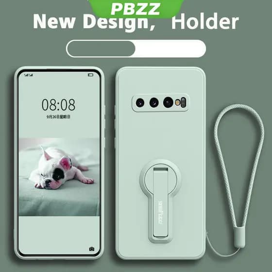Invólucro Samsung S10 mais Samsung S10 pro Samsung S10 caso do telefone shockproof capa 360 ° com Titular ytxzzj01