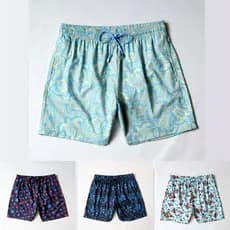 calças curtas homens férias calças de banho impressão forro verão calças de praia de alta qualidade surfe seco rápido