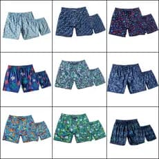 Shorts infantis estiramento de quatro lados à prova d'água de secagem rápida calções de praia com rede interna triangula