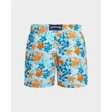 Bermuda Masculina De Alta Qualidade , Verão , À Prova D'água , Estiramento De 4 Vias , Estampa De Tartaruga , Calças De