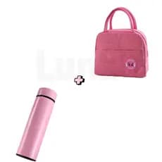 Kit 1 garrafa térmica + 1 bolsa térmica Pacote valioso
